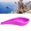 Rengu Womens Pee Funnel, Portable Urinal, Easy to Use Silicone, Reusable for Outdoor Use (Pink)