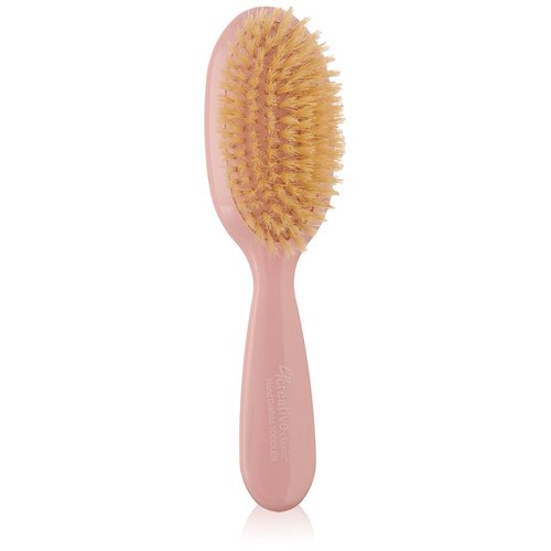 Creative Hair Tools Classic Baby/Toddler Gentle Boar Bristle Hair Brush, Pink