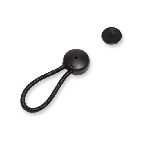 Stayput Fasteners 6 5/8" Standard Size Black Bungee Shock Cord & Fastener for Boat Canvas (4 Pack) - Length is 6 5/8" End to End