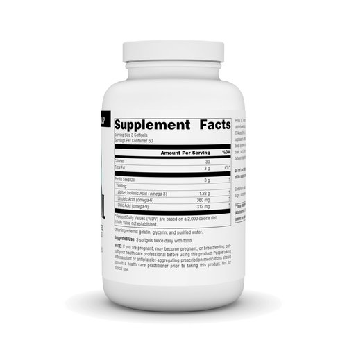 Source Naturals Perilla Oil, Source of Plant-Based Omega-3 Fatty Acids, 1000 mg- 180 Softgels