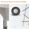 Wall Plate Made for The Nest Thermostat 2020 | Google Nest Thermostat Trim Kit Accessory | Easy Installation | Black