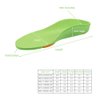 Children Orthotic Insoles Kids Orthopedic Insert for Flat Feet Plantar Fasciitis Toe in with Arch Support Soft Heel 1 Pair - 23 CM