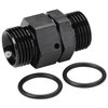 Podavelle 8AN -8 ORB Male to 8AN -8 ORB Male Swivel Union Fitting Adapter Coupler Aluminum Black