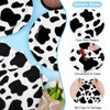 durony 32 Pieces Cow Print Party Supplies Include 16 Cow Print Napkins 16 Party Plates Cow Farm Theme Party Decorations for Birthday Party, Baby Shower, Dinnerware