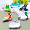 Yussti Birds Hair Claw Clips for Bird Lovers Animal Hair Claw Clips for Short Long Hair Peacock Swan and Swallow Claw Clips Brooch Gift Idea for Women Girls 6 Pcs