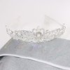 YISSION Birthday Girl Sash & Crown Silver Princess Tiara Crown for Women Girls Happy Birthday Queen Crown & Sash Birthday Tiaras & Crowns for Women Crystal Birthday Headband Birthday Party Decorations
