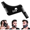 The BEARD BLACK Beard Shaping & Styling Tool with inbuilt Comb for Perfect line up & Edging, use with a Beard Trimmer or Razor to Style Your Beard & Facial Hair, Premium Quality Product (Black)