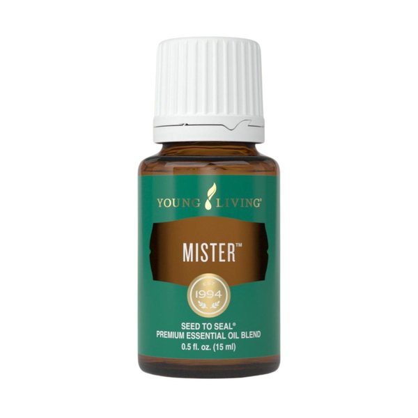 Young Living Mister Premium Essential Oil - Hormonal Balance Aromatherapy - Masculine Energy Support - Men's & Women's Wellbeing - Enriched with Sage and Lavender - 15ml
