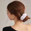 Semato 16 Pack White Velvet Scrunchies Hair Ties Elastics Ponytail Holder Hair Bands Scrunchie Accessories for Women and Girls