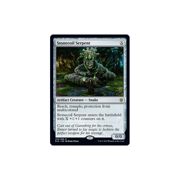 Magic: The Gathering - Stonecoil Serpent - Throne of Eldraine