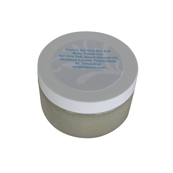 French Sel Gris Sea Salt Body Polish, 7oz. Randalia Bee Hives