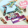 JOYIN 30 Packs Valentine's Day Mini Finger Skateboards with Cards, Classroom Exchange Gift for Kids, Kids Toys Party Favor, Classroom and Holiday Reward Prizes