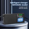 BTCETHBNB 60V20AH Lead Acid Battery Charger Input AC110V-220V Auto Shut Off 3 Holes Plug