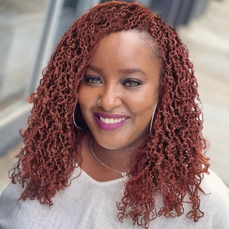 ZRQ 12 Inch Micro Locs Crochet Braids 350 Curl Soft Locs Synthetic ...