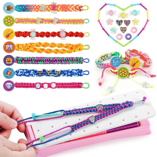 Teensmagic Crafts for Teen Girls Ages 8-12 Year Old Friendship Bracelet Making Kit String Maker for 6 7 8 9 10 11 12 yr Girls, Best Christmas Birthday Gift Ideas