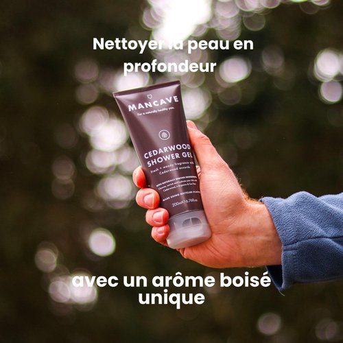ManCave Natural Cedarwood Shower Gel 200ml