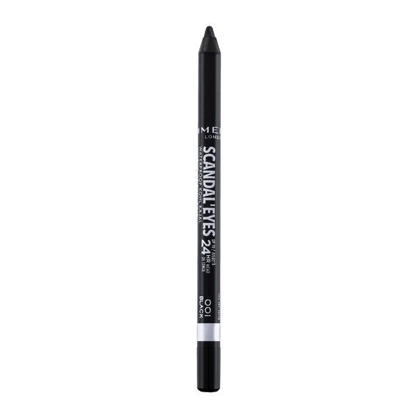 Rimmel Scandaleyes Waterproof Gel Eye Liner Pencil, Black 001