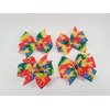 Rainbow Unicorns Hair Bow