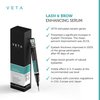 Lash and Eyebrow Serum. Powerful Eyelash Growth Water-Based Serum Formula for 25% Longer Lashes with Soy Protein Repair, Vitamin C Complex and Collagen Boost. Results in 4 Weeks - 1 fl oz - Veta