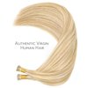 WENNALIFE I Tip Hair Extensions Human Hair, 50g 50s 20 Inch Dirty Blonde Highlighted Bleach Blonde Remy Itip Human Hair Extensions Invisible Itips Straight I Tips Fusion Extensions Real Human Hair