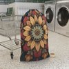 Boho Floral Laundry Bag Eco-Friendly Storage Home Organization Gift Students Travel Accessory Vibrant Design Mitzisniftis Art