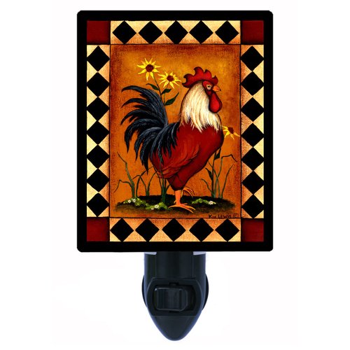 Country Kitchen Night Light, Red Rooster