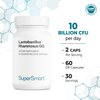 Supersmart - Lactobacillus Rhamnosus GG 10 Billion CFU per Day (LGG Probiotic with Inulin) - L. Rhamnosus Supplement | Non-GMO & Gluten Free - 60 DR Capsules