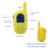 3 Pack Kid Walkie Talkies, 2 Miles Transmission Rechargeable Walkie Talkies for Kids with Lanyards for Outdoor Adventure, Best Gift for Boys and Girls(Not Include Rechargeable Batteries)