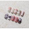 1pcs Bow Nail Stickers - Diowino Retro Relief Pink Bowknot Nail Decals French Style Self-Adhesive Lace Bow Knot Nail Art Stickers Cute Nail Accessories for Women Girls Nail DIY