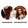 60pcs Perm Rods for Natural Hair, Perm Rods Set Medium Size Cold Wave Rods, Hair Roller Curler Perm Rods for long hair, Perming Rods Hair Curlers for Short Hair, Curly Rods Tools for DIY