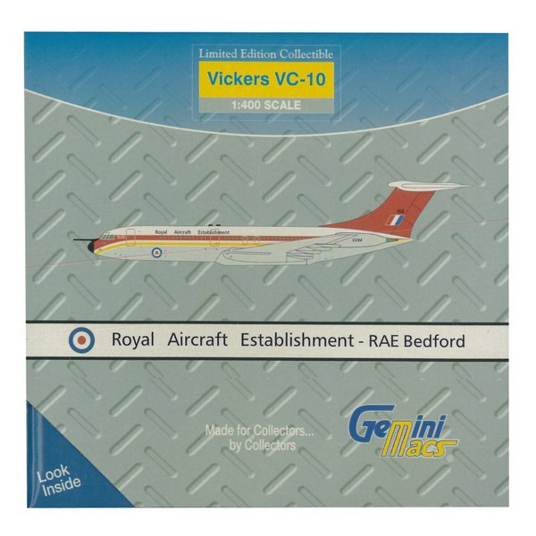 GeminiJets GeminiMacs VC-10 Standard Royal Aircraft Establishment (1:400 Scale)