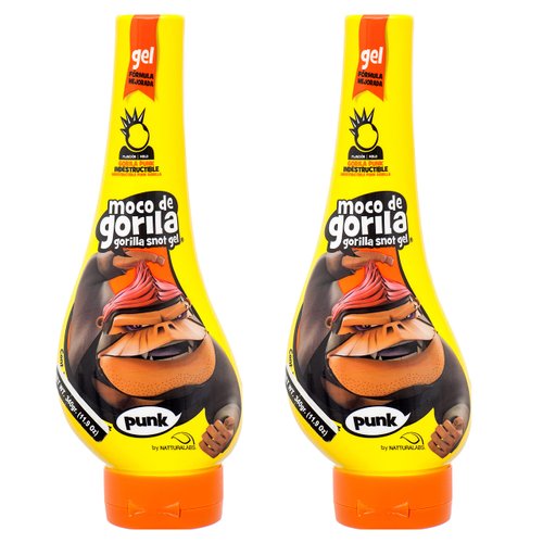 Moco de Gorila Gorilla Snot Hair Gel, Punk 11.99 oz (340g), 2 PACK