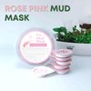 NURINA Pink Rose Clay Masks for Face Hydrating Anti-Aging Face Masks - Single Use Mud Mask – 20pcs/Bucket (ROSE PINK MUD MASK)