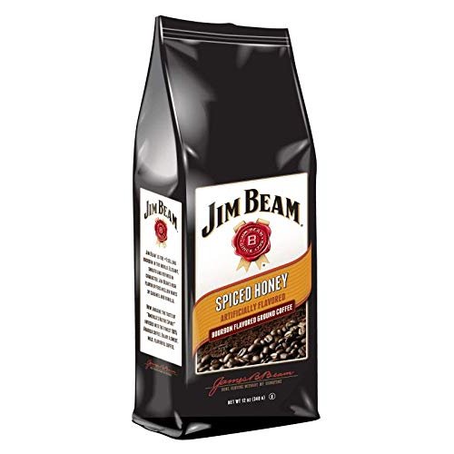Jim Beam Spiced Honey Bourbon Flavored Ground Coffee - 12 Ounce Bag