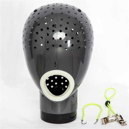 Maxsirui Wig Head Stand Fresh Wig Holder with Mannequin Head for Drying and Styling Hair Wig Scalp Cap Net Wig Dryer Head with Holes