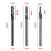 8pcs 2-12mm CNC Square Nose End Mills,Carbide Tungsten Steel 4 Fultes Milling Cutter, Router Bits Rotary Bits Tool Straight Shank 2-12mm
