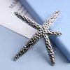 Yheakne Starfish Hair Clip Barrette Gold Hair Barrette Metal Hair Holder Headpieces Decorative Headwear Cute Hair Clip Hair Accessories for Women and Girls Gifts (Silver)