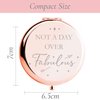 Birthday Gifts for Women – Not a Day Over Fabulous Rose Gold Compact Mirror I Birthday Gifts for Friends 40th 50th 60th 70th 80th Gifts for Women I Birthday Gift Ideas for Her; Coworker, Aunt, Mom