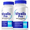 (2 Pack) Vivalis Pro Pills - Premium Male Formula for Fast Acting Energy, Endurance, and Performance, Vivalis Pro Capsules for an Active & Balanced Lifestyle, Official Viva Lis Pro (120 Capsules)