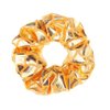 12 Pcs Shiny Mermaid Dance Cheer Hair Scrunchies For Thick Hair School Performance/Sports/Practice/Party/Gymnastics Metallic Scrunchie Ponytail Holder Wrist for Girls Cosplay Show (Gold)