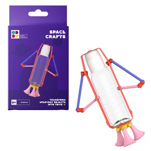Oddy Space Crafts Minipack Creative Building Kit - Eco-Friendly STEM Toy Set for Kids 6+