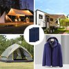 BlingKingdom 3pcs Nylon Tent Repair Tape Self-Adhesive Tent Repair Patches Tape Waterproof Puncture Repair Patches for Horse Blanket Camping Tent Backpack Awning Down Jacket - Dark Blue