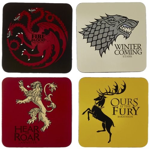 Game of Thrones: House Sigil Coaster Set