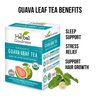 Guava Leaf Tea 24 Tea Bags - 100% Organic Natural Guava Leaves Tea - Hojas De Guayaba Organica for Immune Support, Digestion & Relaxation | Herbal Goodness