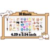 CupaPlay 440PCS Dog Cat Themed Temporary Tattoos Party Supplies Decorations Pets Dog Paw Print Baby Shower Birthday Party Favors Tattoos(30 Sheets)