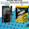 DASH Hydrate Rapid Hydration Electrolyte Drink Mix Packets | Rapid Absorption & Recovery with No Sugar | Activate Energy – Detoxify - Support |16 ct (Italian Lemon Ice)