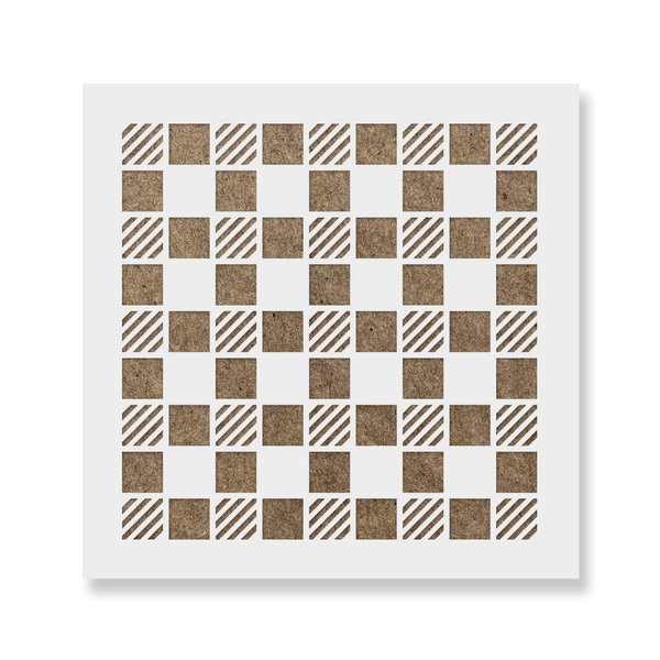 Buffalo Check Cookie Stencil - Easy-to-Use For Stunning Cookie Decorations: Simplifying Cookie Decorating