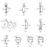 Tustrion 80PCS Nose Piercing Kit for All Body Piercings Stainless Steel Piercing Jewelry with 12G 14G 16G 20G Piercing Needles for Ear Cartilage Tragus Nose Septum Lip Eyebrow