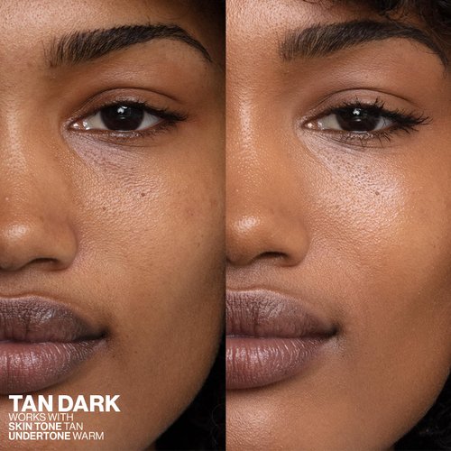 Smashbox Halo Healthy Glow All-In-One Tinted Moisturizer SPF 25 with Hyaluronic Acid, Light to Medium Coverage, Dewy Finish, Oil-free, Sweat and Humidity Resistant, 1.4 fl. oz., Tan Dark