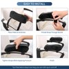 XIFUUXI Chair Armrest Pads, Widen & Thicken Ergonomic Chair Arm Pads with Memory Foam for Office Chairs, Gaming Chair - for Elbows and Forearms Pressure Relief (2 Pack)